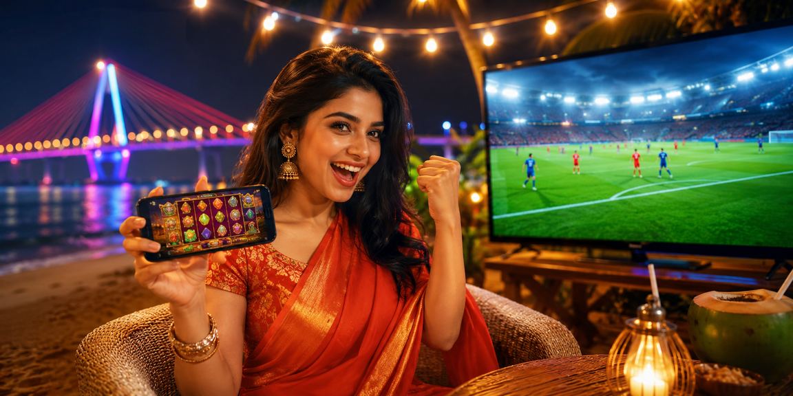 কক্সবাজার সমুদ্র সৈকতে মোবাইলে p4r ক্যাসিনো উপভোগরত একজন ব্যবহারকারী