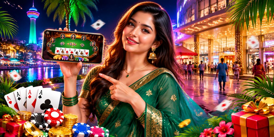 খুলনায় শাড়ি পরিহিতা তরুণী টিন পাট্টি গেমে প্রোমোশন অফার উপভোগ করছেন